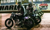 CONCORD,NC - APRIL 1: American Flat Track at The Dirt Track April 1, 2017 in Concord, North Carolina. (Photo by Scott Hunter / NASCAR)