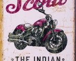 SCOUT® MOTORCYCLE SIGN