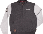 Sweat zippé bicolore